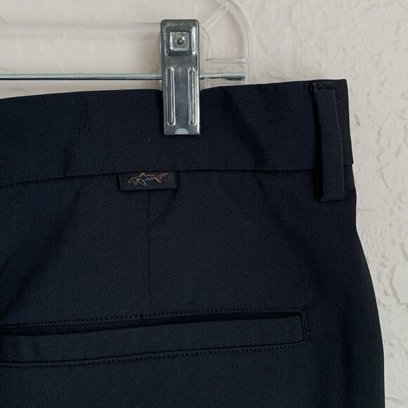 Greg Norman Shorts Mens 36 Navy Blue Zip Pockets Performance Golf Travel Preppy - Picture 4 of 8